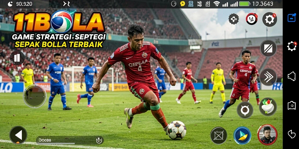 Tampilan gameplay seru dan strategis di 11BOLA.