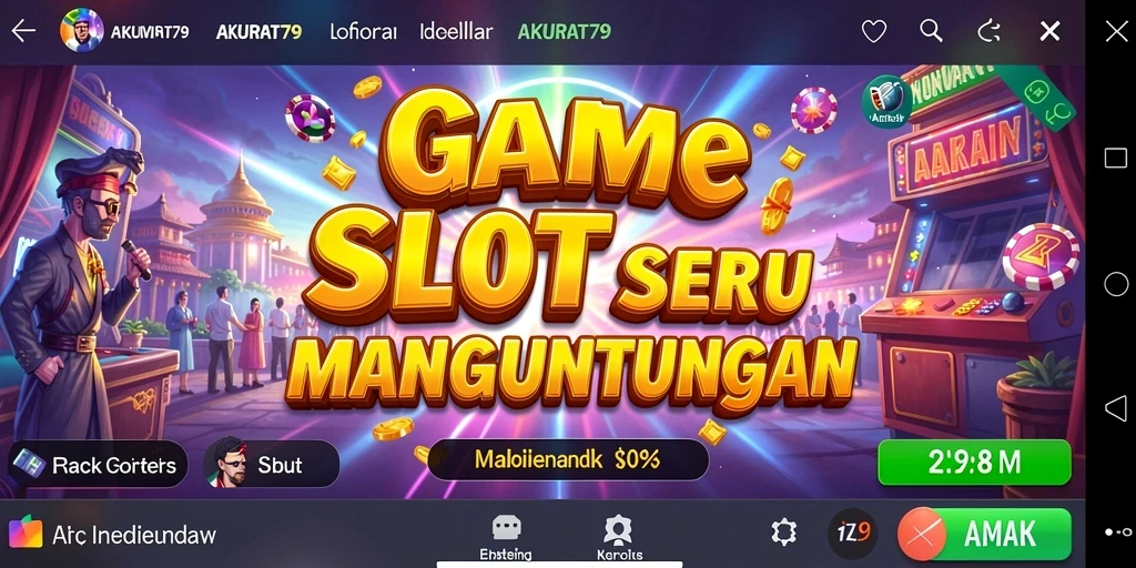 Tampilan gameplay menarik dari AKURAT79 dengan grafik yang memukau.