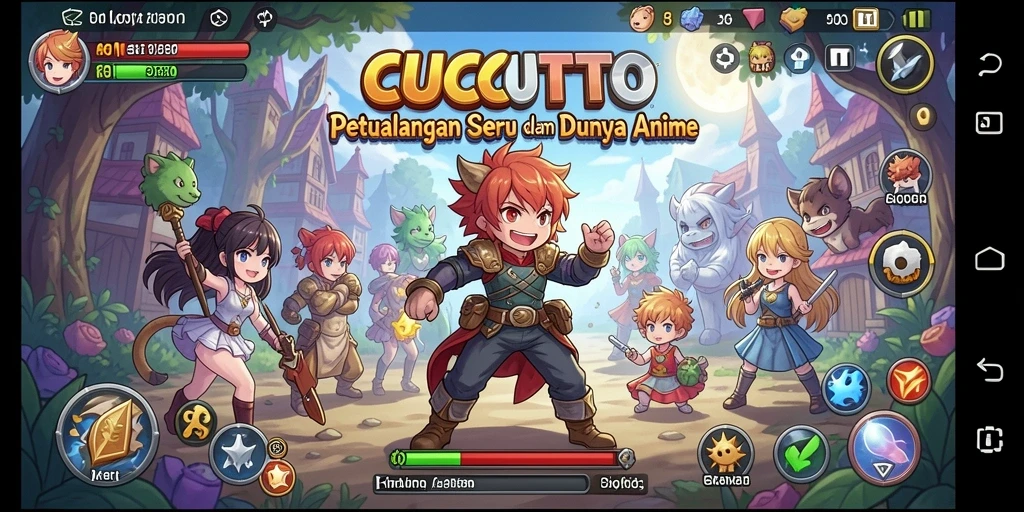 Gameplay seru dengan karakter anime yang menakjubkan.