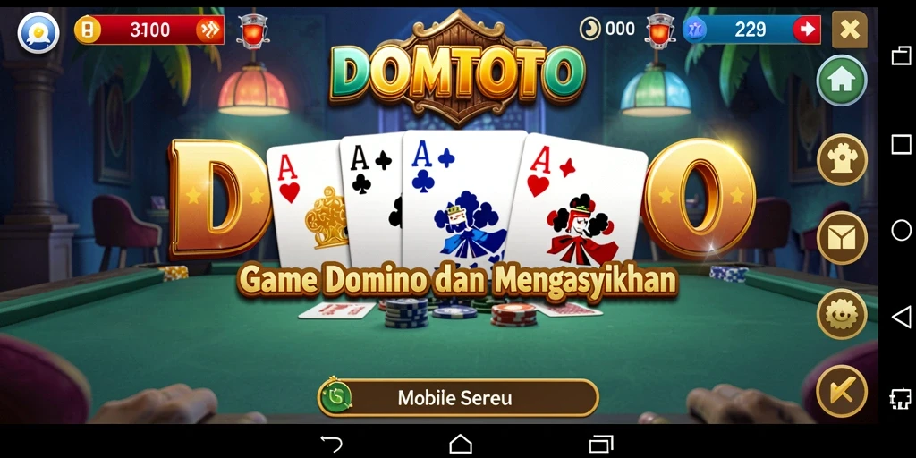Tampilan gameplay DOMTOTO yang menarik dan penuh aksi.