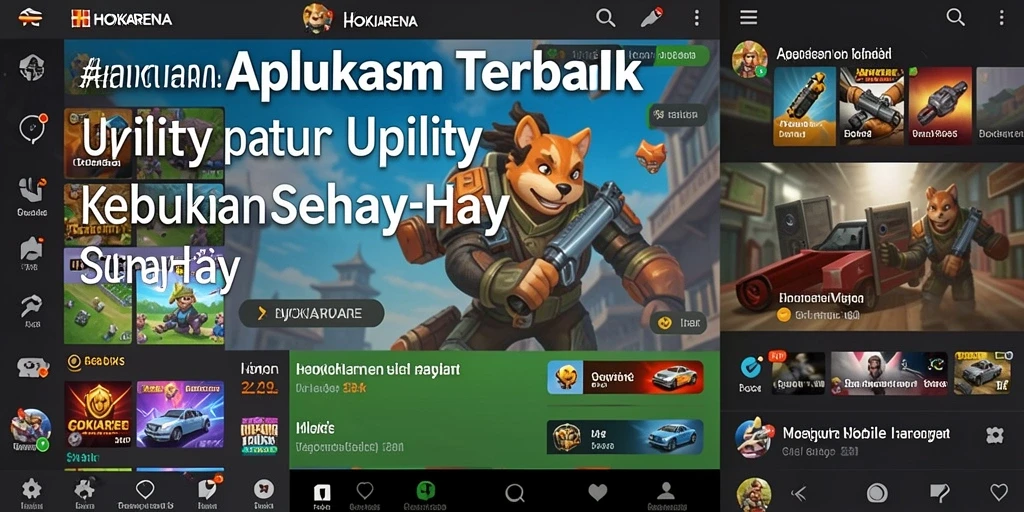 Tampilan antarmuka HOKIARENA yang sederhana dan efisien.