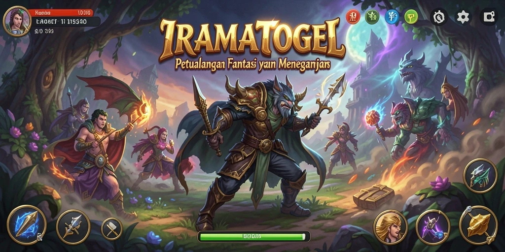 Tampilan gameplay menegangkan di dunia <strong>IRAMATOGEL</strong> yang penuh petualangan.