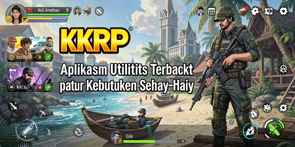 Tampilan aplikasi KKRP dengan fitur pengingat dan pengaturan yang terintegrasi.