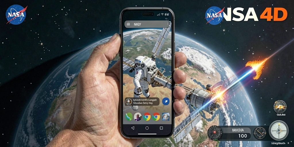 Tampilan antarmuka aplikasi NASA4D yang sederhana dan efisien.