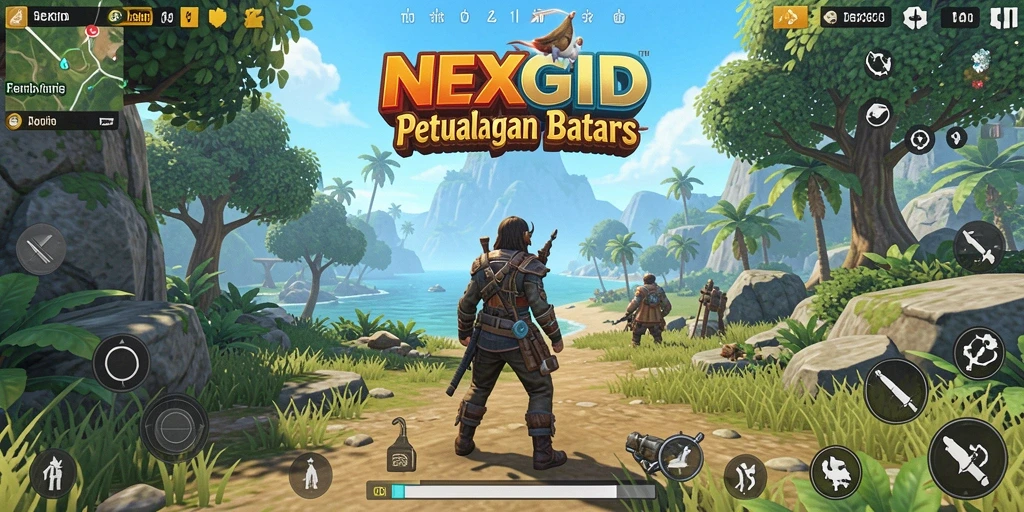 Gameplay seru di dunia terbuka NEXGID yang menawan.