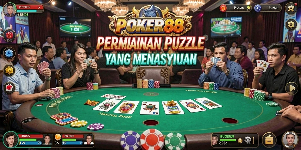 Tampilan gameplay POKER88 yang menantang dan menarik.
