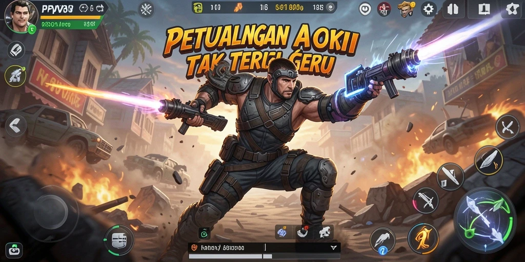 Tampilan gameplay PPV88 yang penuh aksi dan menantang.