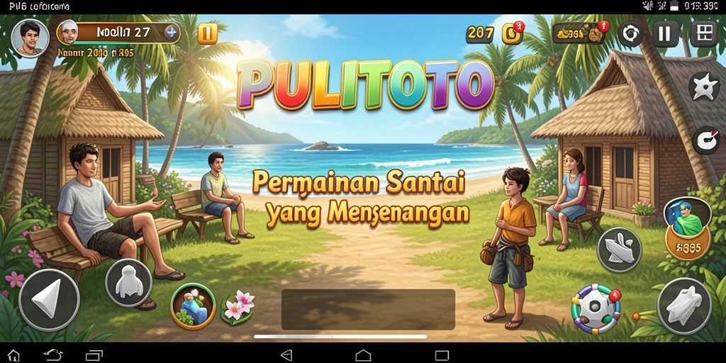 Screenshot utama menampilkan gameplay seru PULITOTO.