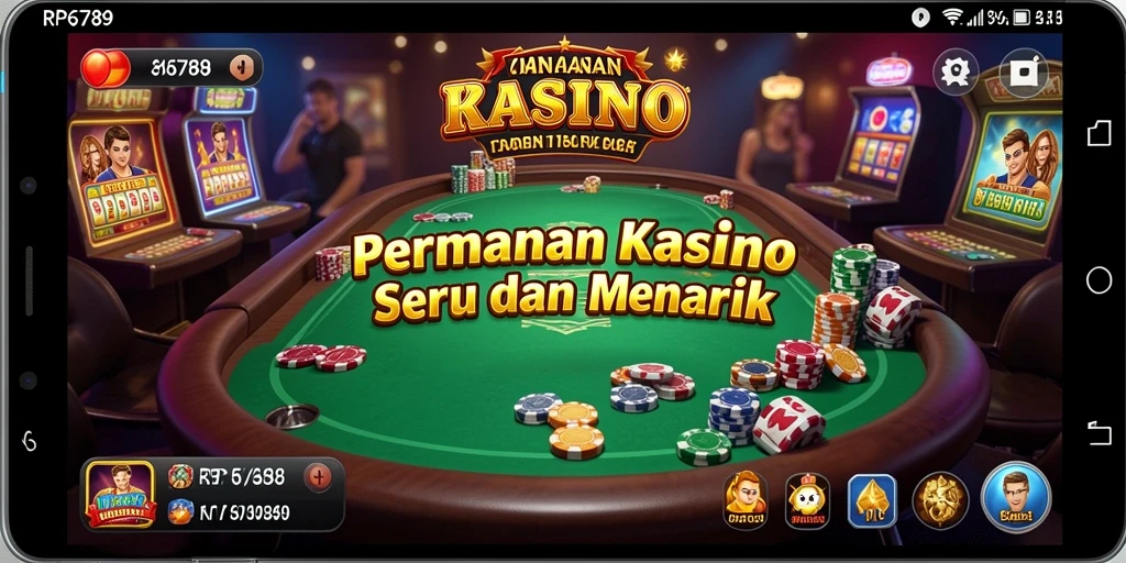 Screenshot dari gameplay seru di RP6789 dengan fitur kasino interaktif.