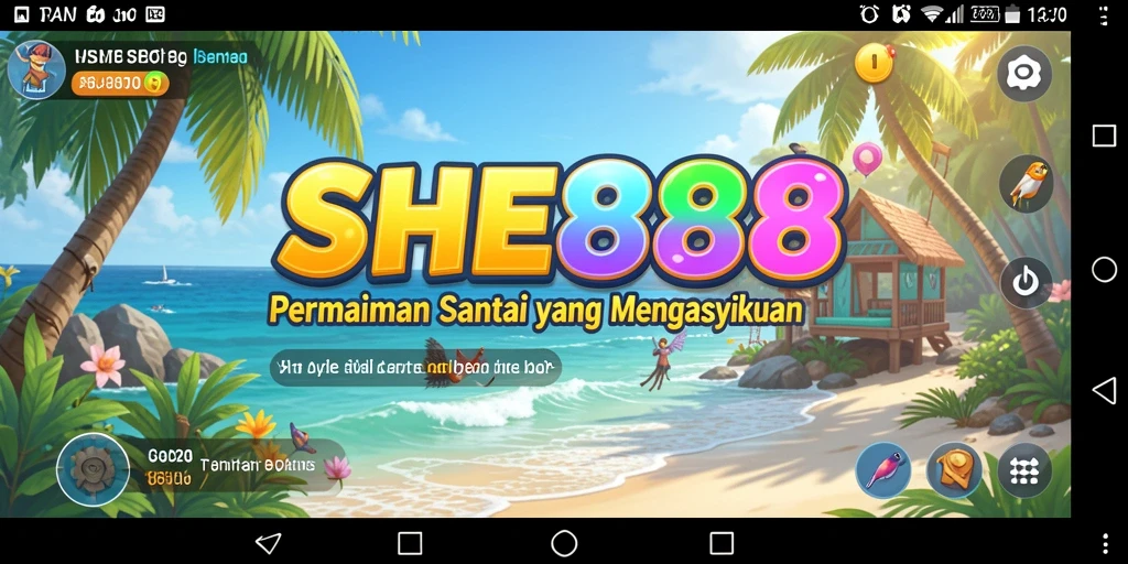 Tampilan gameplay <strong>SHE888</strong> yang penuh warna dan menarik.